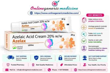 Azelax Cream – Azelaic Acid Skin Care Information