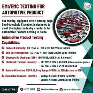 Automotive Product EMI EMC Testing Services in Pune