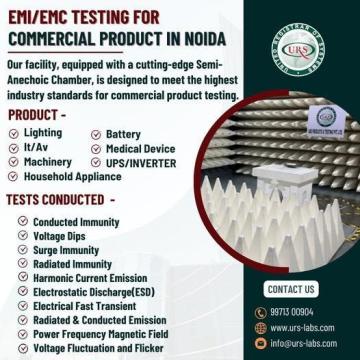 Commercial Product EMI EMC Testing in India