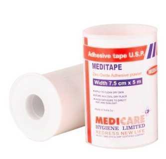 Surgical Adhesive Tape Supplier India – Meditape Zinc Oxide Plaster for Export